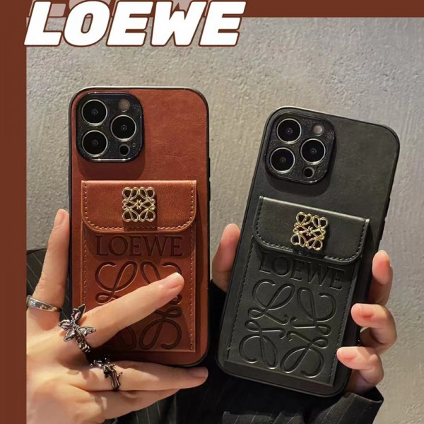 LOEWE Fashion Brand iPhone 16/16 pro max 15 plus 14 pro case coque original luxury fake case iphone 16/16 pro max/16 pro max shellFashion Brand iphone 15 16 pro max  Full Cover