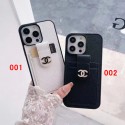 Chanel pair card Fashion Brand iPhone 16/16 pro max 15 plus 14 pro case coque Luxury  chanel leather iPhone 16 15 Pro max 16 plus Case Cover coque iPhone 16 pro 16 plus 16 Pro Max  Case Custodia Hulle Funda