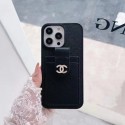 Chanel pair card Fashion Brand iPhone 16/16 pro max 15 plus 14 pro case coque Luxury  chanel leather iPhone 16 15 Pro max 16 plus Case Cover coque iPhone 16 pro 16 plus 16 Pro Max  Case Custodia Hulle Funda