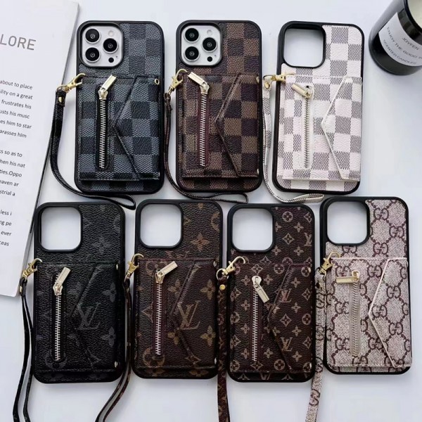 Louis Vuitton  zipper strap card iPhone 16 pro 16 plus 16 Pro Max  Case Custodia Hulle FundaShockproof gucci iPhone 16 15 14 plus 12 13 mini Case original luxury fake case iphone 16/16 pro max/16 pro max shellLuxury iphone 15 pro 16 plus Case