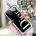 Dior Luxury designer pair glass iPhone 16 pro max 16 plus 15 caseLuxury iphone 16 plus 16 pro max samsung galaxy s24 ultra s24 plus Case Back Cover schutzhülleFashion Brand