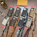 Louis Vuitton Fashion  shoulder card holder gucci iPhone 16/16 pro max 15 plus 14 pro case coque gucci lv iPhone 16 pro 16 plus 16 Pro Max  Case Custodia Hulle FundaFashion Brand iphone 15 16 pro max  Full Cover housse