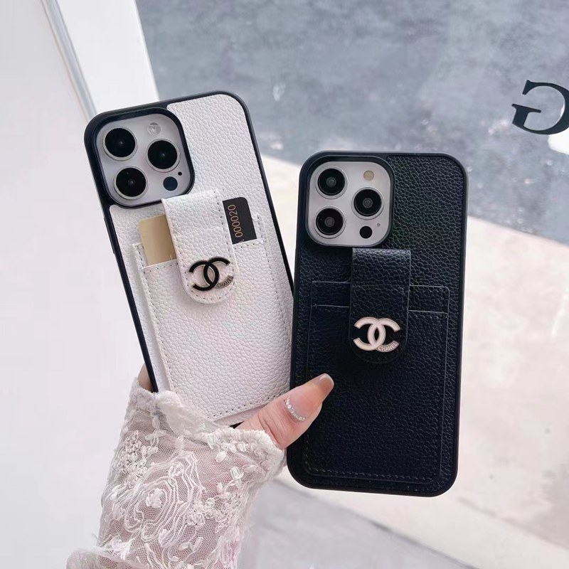 Chanel pair card Fashion Brand iPhone 16/16 pro max 15 plus 14 pro case 