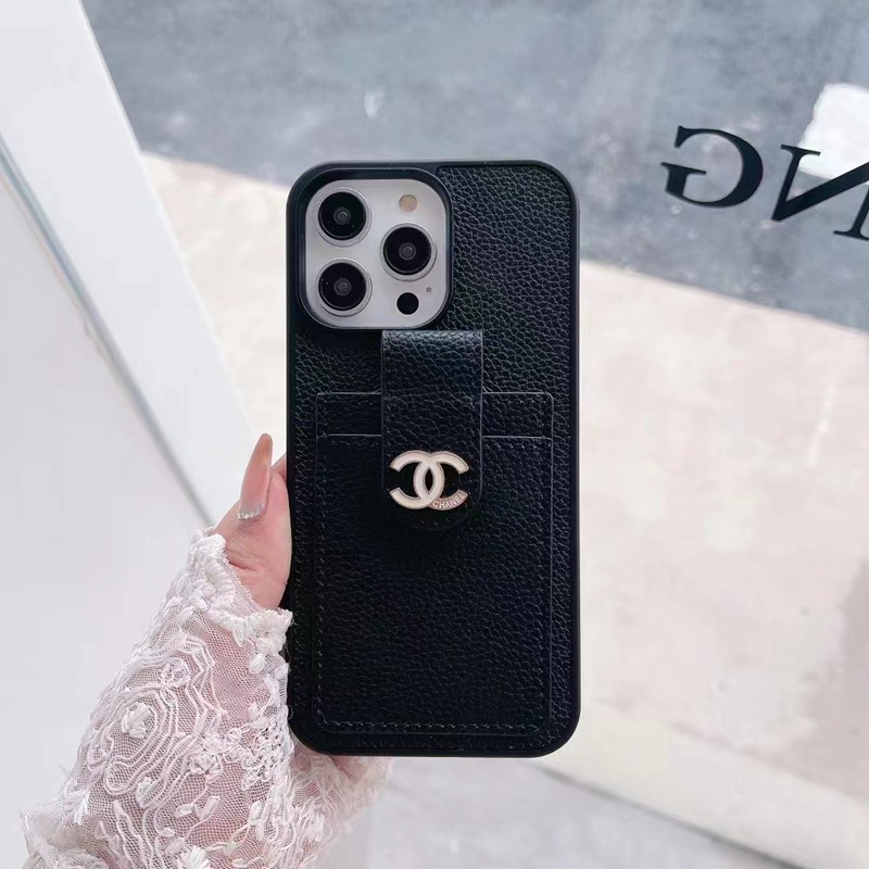 chanel leather iPhone 16 15 Pro max 16 plus Case