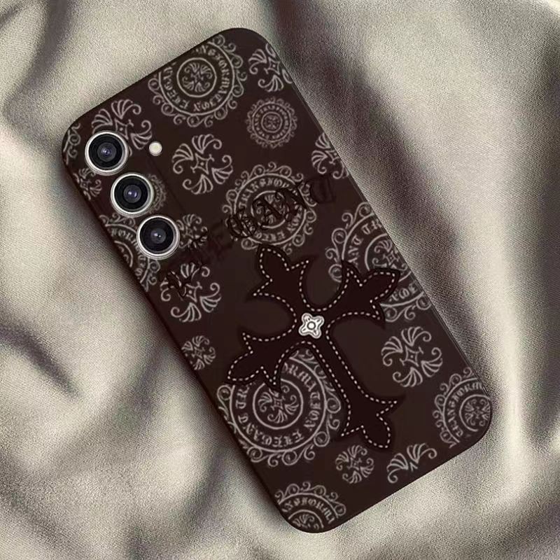 Chrome Hearts galaxy s24  plus S24 Ultra Case hülle coqueLuxury designer iPhone 16 pro max 16 plus 15 case women men